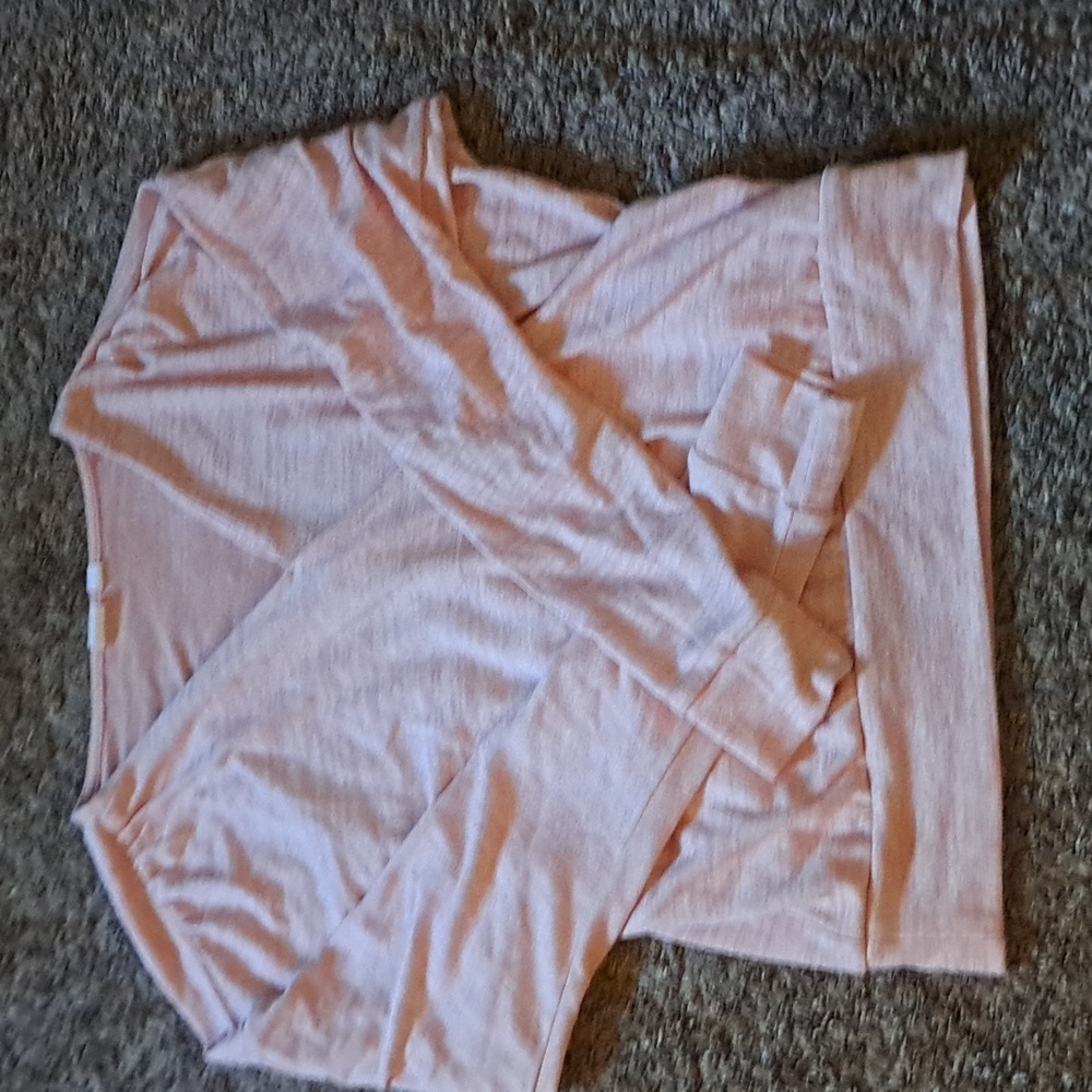 Pink wrap top